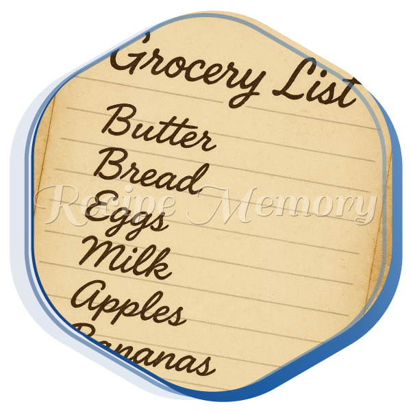 Recipe Memory