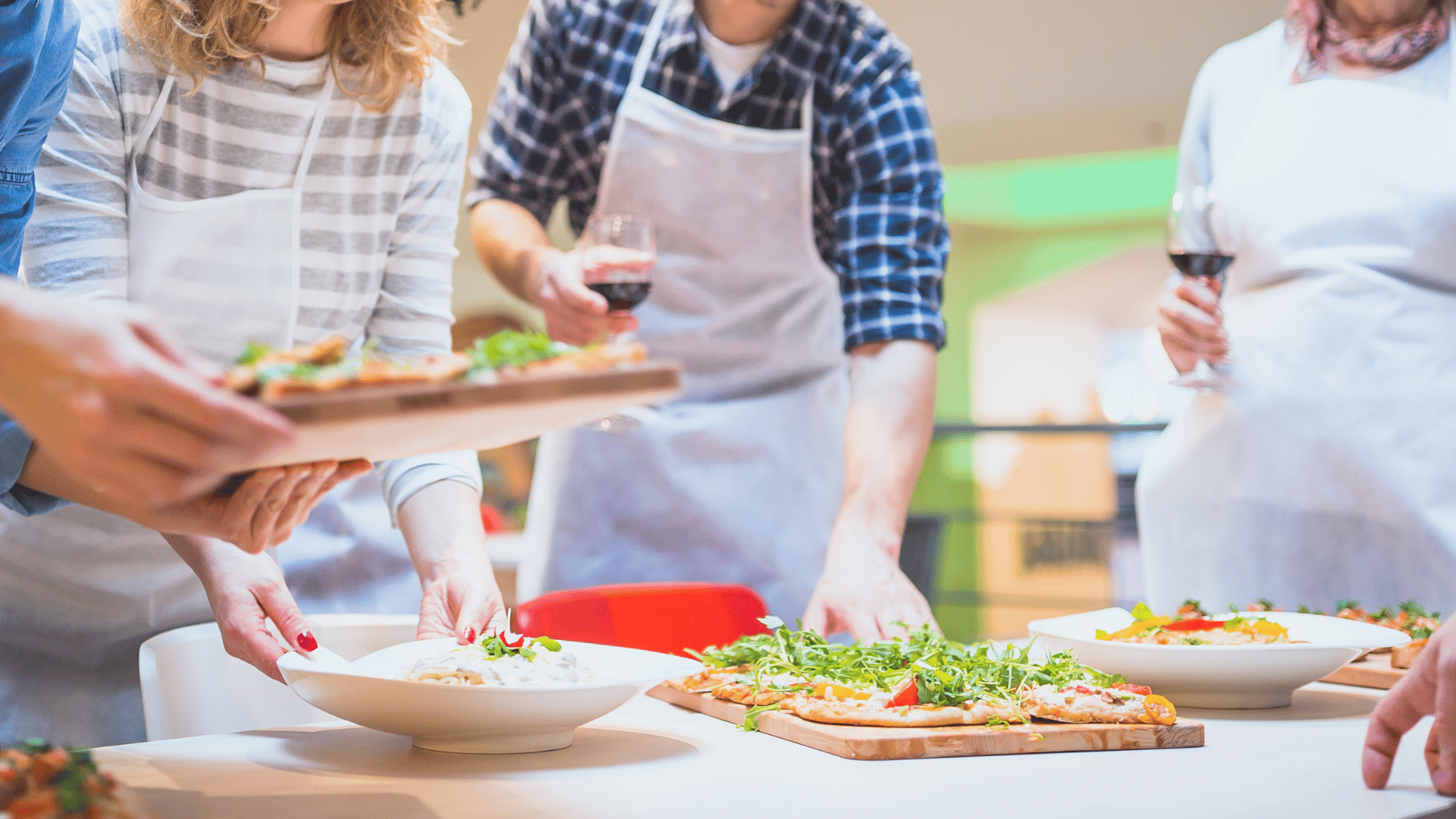 Generations of a family cooking together and preserving recipes with Recipe Memory