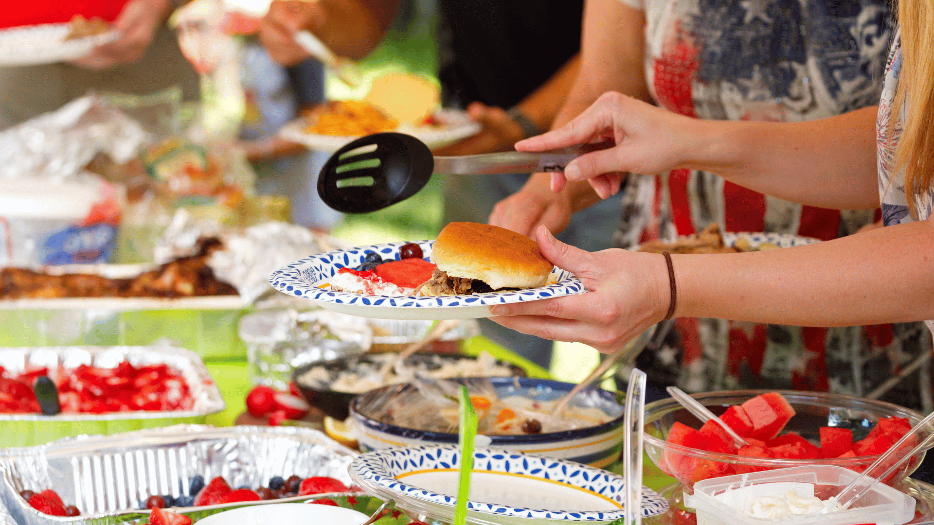 A family-style table filled with shared dishes, balanced and organized with Recipe Memory
