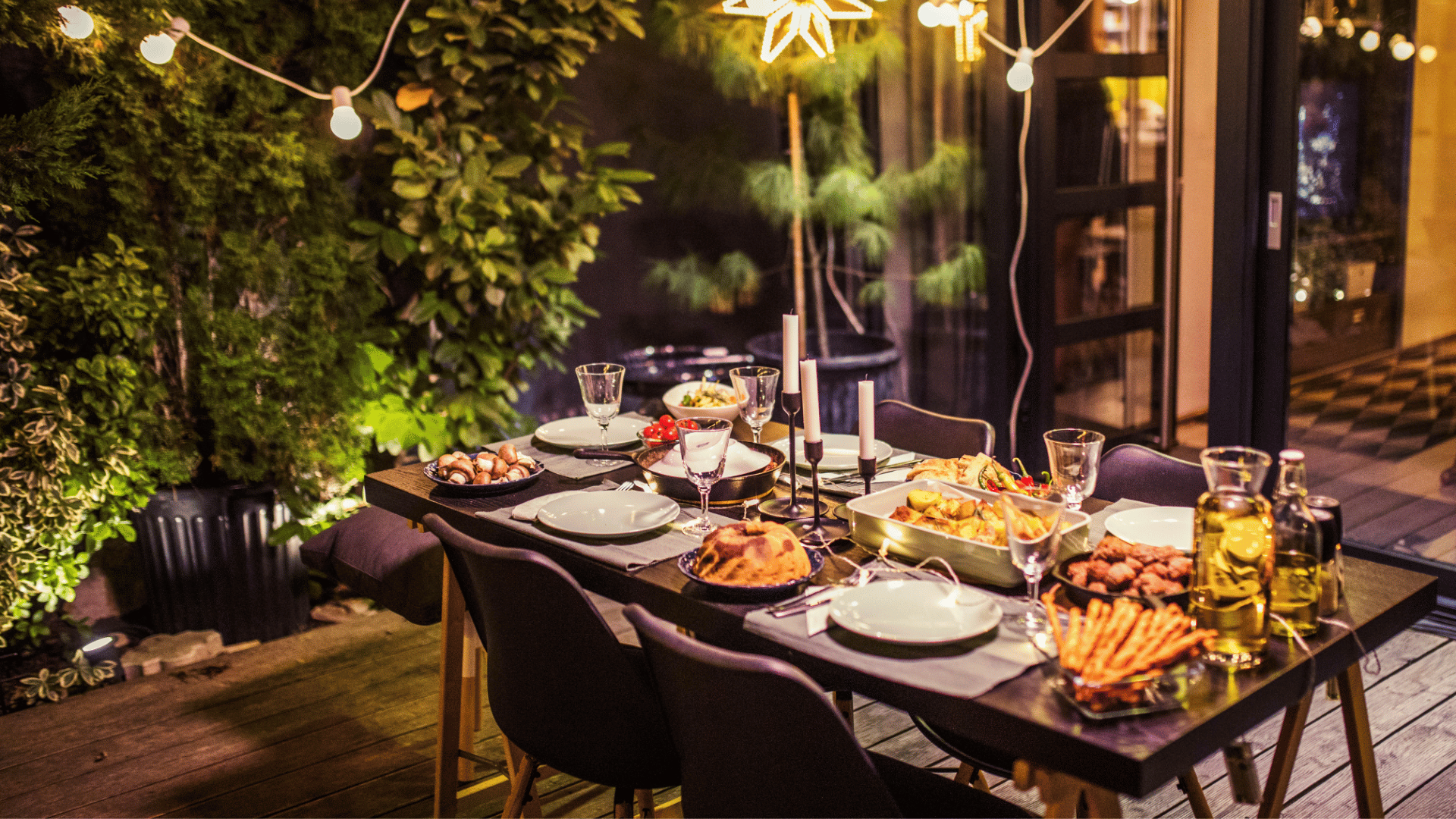 Family gathered around a table sharing recipes with digital privacy controls in Recipe Memory