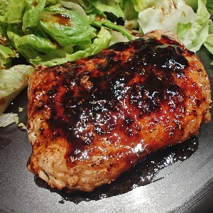 Pan-Fried Teriyaki Pork Chops